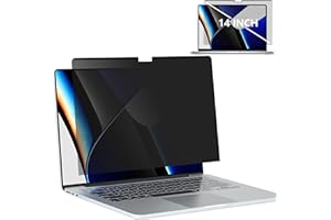 DABERNUR Magnetischer Blickschutzfilter für MacBook Pro 14 Zoll (2021 M1 Pro/M1 Max A2442 2021), Einfach zum Anbringen & Entfernen, Anti-Blaulicht Laptop Sichtschutzfolie für MacBook Pro 14 Zoll