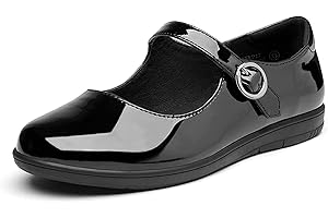 DREAM PAIRS Kids Zapatos Colegiales para Niña Merceditas Bailarinas Mary Jane Zapatos de Fiesta Cumpleaños Zapatos de Vestir Antideslizante KFL217