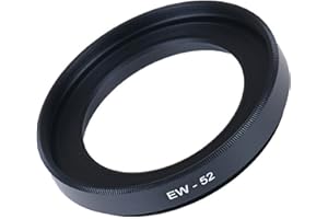 SUCHUANGUANG EW-52 Vite paraluce 52mm Lente per Fotocamera per Canon- EOS RF 35mm F1.8 Macro IS STM Paraluce