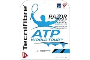 Tecnifibre Razor Code, Set di Corde per Rasoio, 1,25 mm/12 m, Colore: Nero Unisex-Adulto