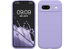 kwmobile Carcasa Compatible con Google Pixel 8a Funda - Case TPU y Silicona antigolpes - Apto Carga inalámbrica - Lila