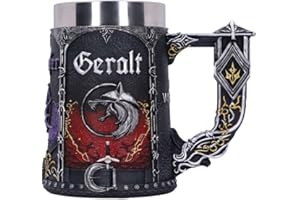 Nemesis Now Chope sous licence officielle The Witcher Trinity - Noir - 15,5 cm