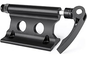 Ksvaye Support de Fixation de Fourche de Vélo, Support de Fourche Avant en Alliage d'aluminium, Support Velo Voiture Avant, Clip Fixation de Support de Montage de Vélo,pour Camion, SUV Et Remorque