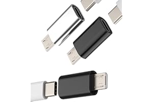 WASRUYI Adattatore ricarica USB C femmina a Micro USB maschio(3 pack)tipo c dati cavo connettore USB-C a microusb Android cellulare type c jack adattatori compatibile per Samsung S7 S6 S7Active note4 note5 A7