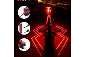 Plextone 3 Modes Spider Arrière LED Feu Arrière Nuit Run Run Backpack Camping Idéal pour Toute Décoration Vélo De Route.