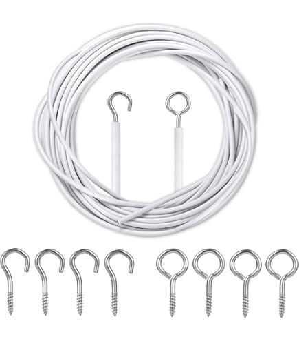 Ganci Raccoglitenda A Filo Grandi Cromo - Mm.40