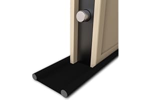 Fam Fun - Burlete para Puertas Compatible con Todas Las Puertas Blindadas y Normales Internas de más de 5 cm de Grosor - Protege del Frío, Humedad, Agua e Insectos - Lavable y Desmontable