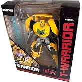 Gepettoys T-Warrior Metal G&ouml;vde D&ouml;n&uuml;şebilen Robot 20 cm