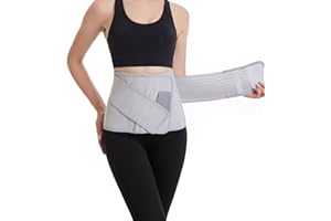 PASKYEE Cintura postpartum da donna, addominale legante post chirurgia Belly Wrap, sezione C Recupero Must Haves, cintura per cura postnatale, vita/bacino cintura per mal di schiena Relief