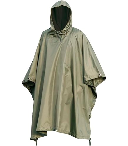 Doublure Poncho Militaire 210x160cm - Polyester - 800g - Sac Transport Inclus - Pour Outdoor Et Camping