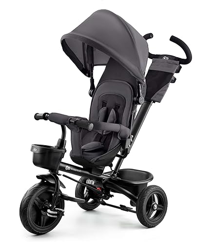 Tricycle évolutif 6 En 1 STR7 Beige - Pour Bébé à Enfant, Avec Direction Tactile, Amortisseurs Et Sécurité Renforcée