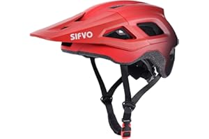 Mountain Bike Helmet with Detachable Visor, SIFVO Bike Helmet for Men and Women MTB Helmet, Adjustable Adult Bike Helmet, 57-59cm
