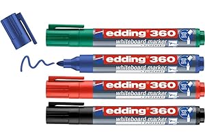 Edding 360 Drywipe Marker Assorted (Pack of 4) 3318999