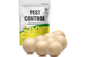 FONLIR Répulsif Ultrason contre les Souris pour Intérieur et Extérieur-Piège à Insectes Idéal contre Rongeurs, Araignées,Souris, Cafards et Fourmis-Sans Danger pour les Personnes,Animaux et Plantes-8P