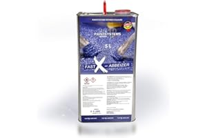 PAINTSYSTEMS REFINISH COLOURS FAST X Premium Abbeizer 5 Liter – Perfekt für Holzaufbereitung, Entfernt Acrylat-, Alkydharz- & Urethanlacke, Einfache & Zeitsparende Anwendung