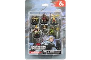 WIZKIDS GAMES D&D Icons of The Realms: Epic Level Starter , DnD miniatures