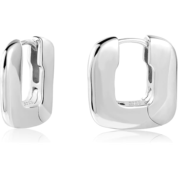 Acciaio Inox Gioielli 5 Paia Orecchini A Cerchio In Acciaio Inox