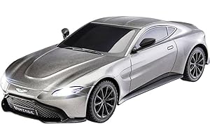 Revell Control Aston Martin Vantage I Scala 1:24 I Design Dettagliato I Tecnologia 2,4 GHz per Guida Senza Problemi I Trasmettitore GHz I Perfetto per Gli Amanti di Aston Martin, Argento