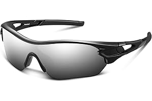 BEACOOL Mens Sunglasses Polarized Sports Sunglasses for Men Women Youth Cycling Running Driving Fishing Golf Motorcycle Baseball TAC Glasses