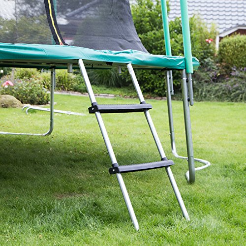 Ultrasport Trampolin-Leiter für alle gängigen Trampoline, Einstiegshilfe für Trampoline, mit 2 Stufen, Leiter für Gartentrampoline und Freizeittrampoline - 2