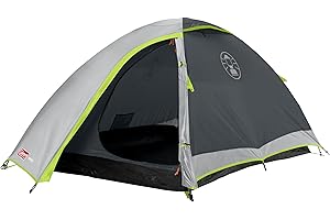 Coleman Tenda Darwin, tenda compatta per 2-4 pers, tenda da campeggio ed escursionismo leggera, 100% impermeabile, telo di protezione cucito, tenda igloo compatta e leggera, montaggio rapido