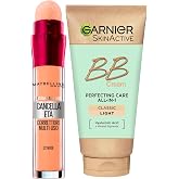 Garnier Skinactive BB Cream Moisturizing Perfecting Face Cream All in 1 SPF25 Medium-Light Tone + Multi-Purpose Anti-Aging Li
