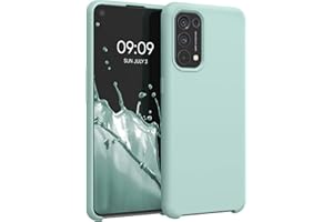 kwmobile Carcasa Compatible con OPPO Find X3 Lite Funda - Case TPU y Silicona antigolpes - Apto Carga inalámbrica - Menta