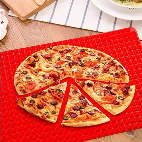 PKDREAMER Pyramidenform Antihaft- Silikon Backmatte, Antihaftend Hitzebeständig, für Pizza, Teig, Fondant, Backen, Küche - 4
