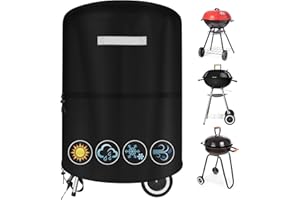 lohey BBQ Cover, Heavy Duty Waterproof Barbecue Cover, 210D Gas Bbq Grill Covers, Windproof, Rip-Proof, Outback Bbq Cover for Char Broil, Nexgrill Grills (60x60cm)