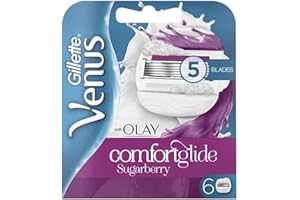 Venus Olay Sugarberry - Cuchillas perfumadas (aroma dulce de baya, 6 unidades)