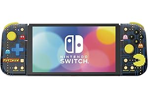 Hori Split Pad Compact (PAC-MAN) Controller Ergonomico Portatile per Nintendo Switch e OLED - Licenza Ufficiale Nintendo e Bandai Namco