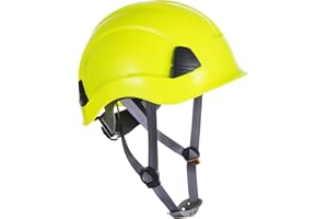 Portwest PS53 Casco di Sicurezza Leggero per Lavori in Altezza, Giallo