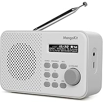 Radio Digitale MangoKit DAB+/FM Con Bluetooth - Sveglia, Timer, Display, Alimentazione A Rete O Batterie, Nero - Foto 8