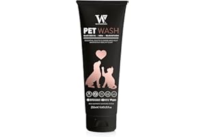 Watermans Luxury Dog Shampoo 250ml Bubble Gum Scent Dog Shampoo for Sensitive Skin Anti Irritation Allergen Free Paraben Free Sulphate Free Vegan Also for Cats