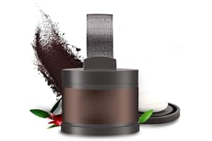 PONGNAS Hairline Shadow Shadow in polvere, Hairline Powder Hairline Shadow Cover Up Powder per riempire i capelli diradati(Marrone)