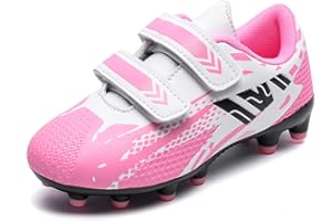 VRPKee Fussballschuhe Jungen Mädchen Fußballschuhe Kinder Fussball Trainingsschuhe Turnschuhe Indoor Outdoor für Unisex 28-37