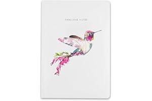 LOLA DESIGN LTD Lola Design - A5 Journal Notebook - Fabulous Notes, Hummingbird Design - Perfect for Journaling, Note-taking - Designed and Printed in the UK - Luxurious Matt-finish, 192 Lined Pages
