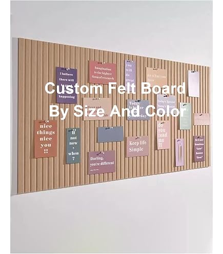 WallHero Filz-Wandfliesen – 15 Stück, 30x30 Cm, Mit Abnehmbarem Klebstoff, Alternative Zur Korktafel, Große Pinnwand