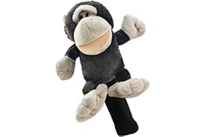 Perfeclan Golf Club Head Cover Funny, Cute Portable Wood Driver Head Cover, Cartoon Golf protective Sleeve, Animal Wood Driver Head Protect Cover, Soft Plush Replacement Golf Bag for Outdoor Sports