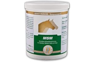 Equipower Vetripharm MSM | 800 g | Einzelfuttermittel für Pferde | Aktive Schwefelverbindung