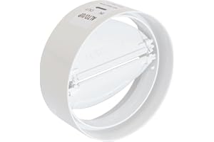 La Ventilazione CVL100B Giunto in ABS con Valvola a Farfalla Antiritorno, diametro 100 mm