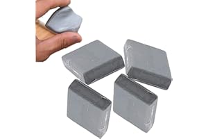 MORJCG 4Pcs Putty Rubber, Kneaded Eraser, Putty Rubbers for Art, Putty Eraser, Kneaded Art Eraser, Kneadable Eraser, Kneaded Erasers for Artists Kneadable Putty Rubber, Pastels-Moldable Putty Rubber (Grey)