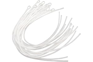 Amur Leopard 15 Stücke Fliegenfischen Schnur Loops Stecker Geflochtene Fliegenschnur Loop Verbinder Schnurverbinder Loop Connectors 17cm