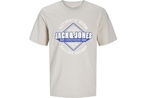 Jack & Jones Jjelogo SS Ss25 Sn T-Shirt À Col Rond À 2 Col T-Shirt Homme