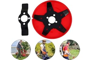 KNAKASAKI | Cuchilla 5 Puntas, Cuchillas de Placa Desmalezadoras, Cuchillas Eficientes Que Eliminan Las Malas Hierbas, Desbrozadora Multifuncional, Cuchilla para Cortacésped, Cuchillas Resistentes |