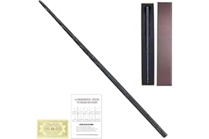 FemKey Bacchetta Magica Sirius Black Confezione, Harry Wizarding World Cosplay de Halloween, Bacchetta Magica in Resina con Anima in Acciaio per Streghe e Maghi(39,5cm, 63g)