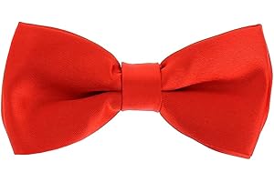 cravateSlim Noeud Papillon Garçon Couleur Unie - Noeud Papillon Enfant Garçon d'Honneur Mariage, Baptême - Collection Père et Fils, Papa et Enfant