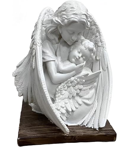 Figurine Ange Blanc Love Bébé Chérubin Féerique - Statuette Mystique - Neuf Sous Emballage