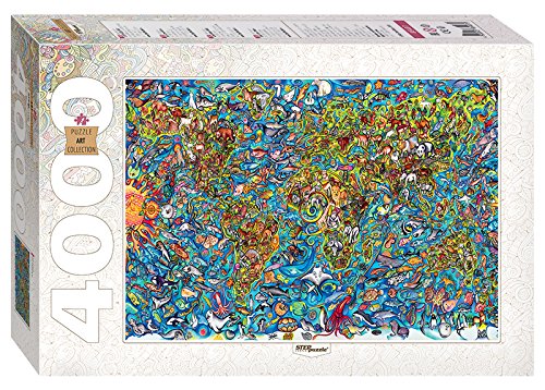 Jigsaw Puzzle 4000 pieces - Map of the World