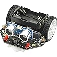 DFROBOT Maqueen Micro:bit Robot Platform - Graphical Programming Educational Robotic Car for Kids - STEM Learning DIY Mini Robot Kit for Maker Education (Without Micro:bit Board)